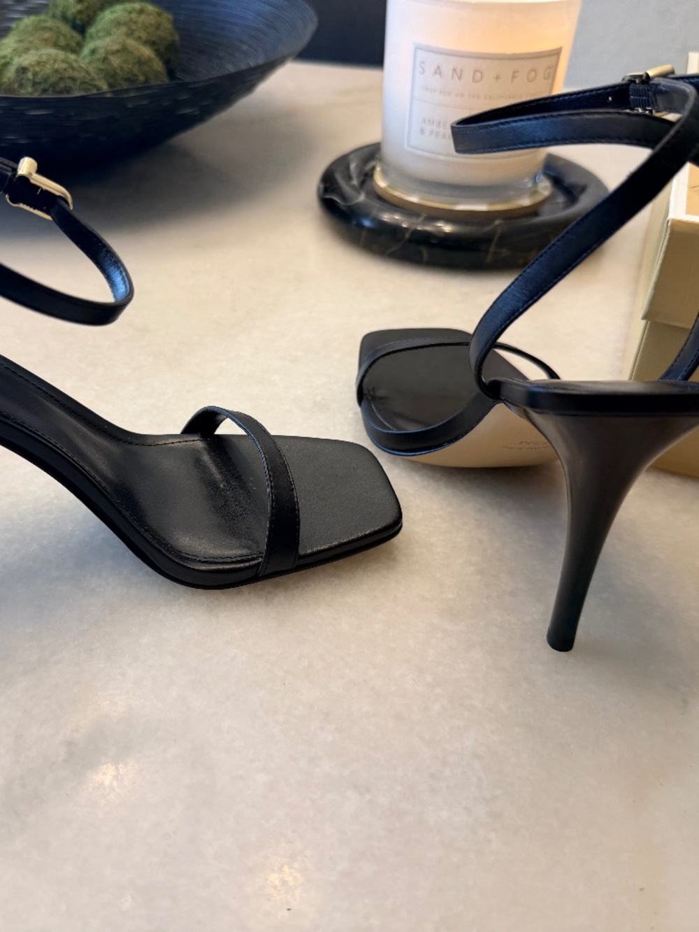 Michael Kors Liana Sandal Leather Heels